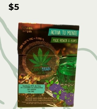 TÉ CANNABRAIN – 10 bolsas