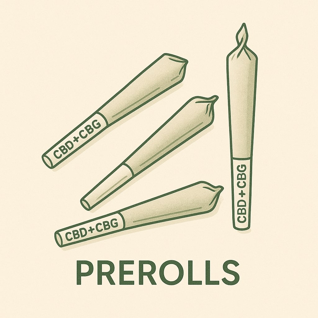 Prerolls CBD y CBG